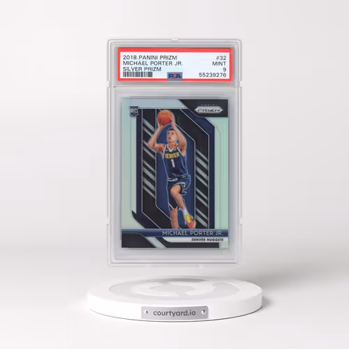 2018 Panini Prizm #32 Michael Porter Jr. - Silver Prizm (PSA 9 MINT)