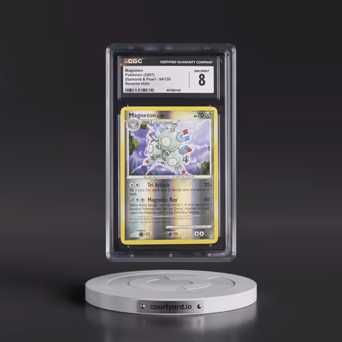 2007 Diamond & Pearl #54/130 Magneton - Reverse Holo (CGC 8 NM-MT)