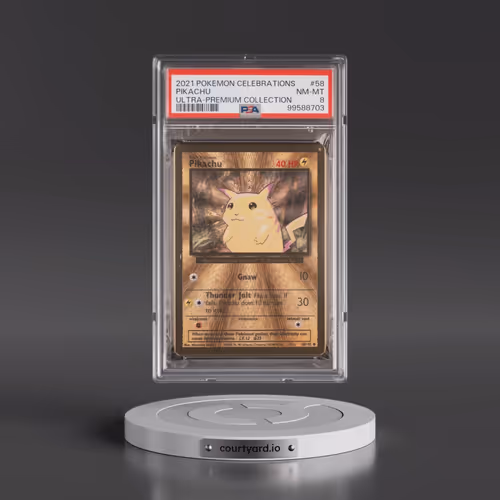 2021 Pokémon Celebrations Ultra-Premium Collection #58 Pikachu (PSA 8 NM-MT)