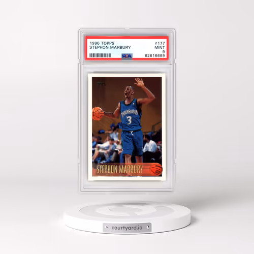 1996 Topps #177 Stephon Marbury (PSA 9 MINT)