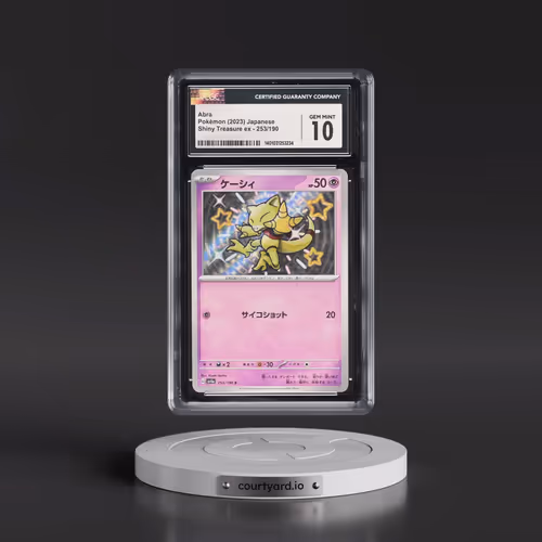 2023 Shiny Treasure ex #253/190 Abra - Shiny Rare Holo (CGC 10 GEM MINT)