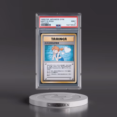 1998 Pokémon Gym Misty's Wish - Trainer (PSA 9 MINT)