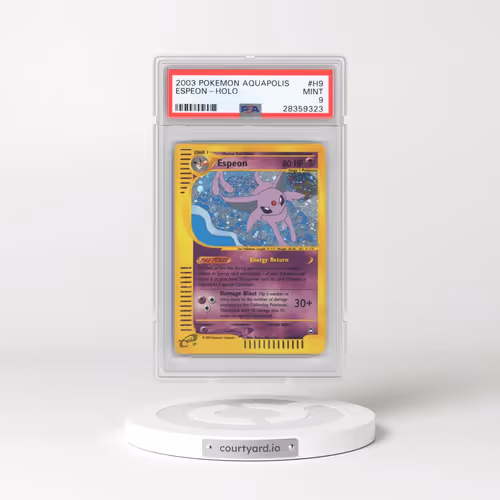 2003 Pokémon Aquapolis #H9 Espeon - Holo (PSA 9 MINT)
