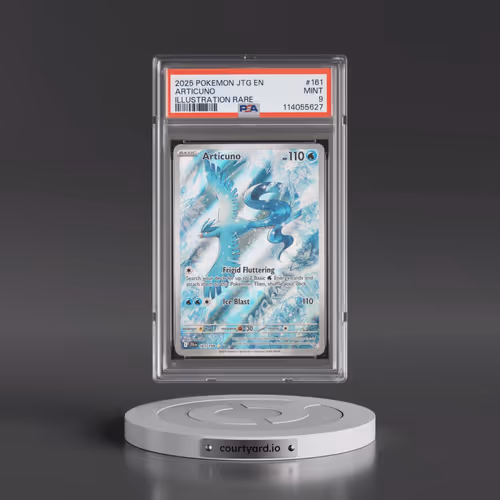 2025 Pokémon Jtg EN-Journey Together #161 Articuno - Illustration Rare (PSA 9 MINT)
