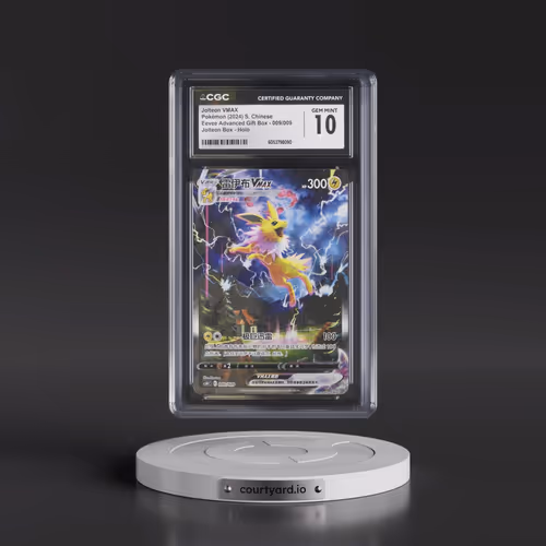 2024 Pokémon Simplified Csh C-Eevee Advanced Gift Box #009 Jolteon Vmax (CGC 10 GEM MINT)