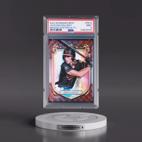 2022 Bowman's Best Prospective Royalty #PR14 Jackson Holliday (PSA 9 MINT)