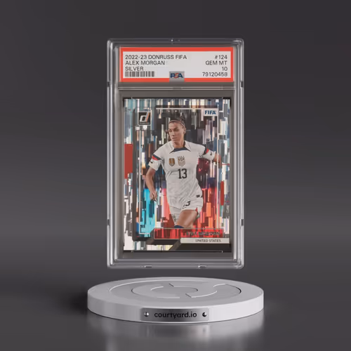 2022 Panini Donruss FIFA #124 Alex Morgan - Silver (PSA 10 GEM MINT)