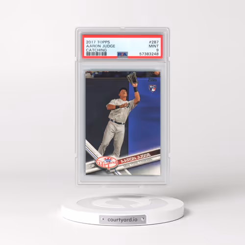 2017 Topps #287 Aaron Judge - Catching (PSA 9 MINT)