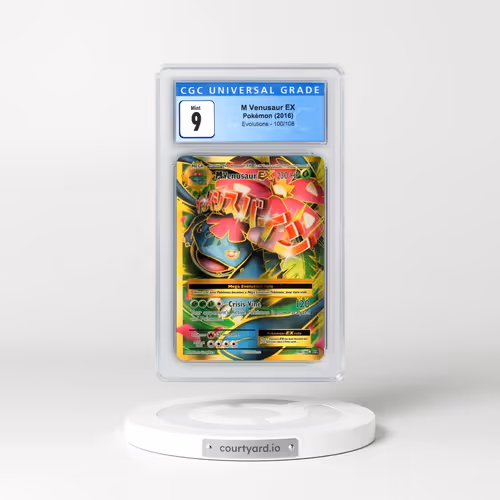 2016 Evolutions #100/108 M Venusaur EX - Holo (CGC 9 MINT)