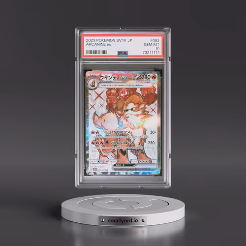 2023 Pokémon Sv1v-Violet EX #092 Arcanine EX - Holo Super Rare (PSA 10 GEM MINT)
