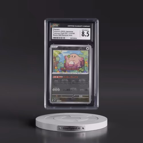 2023 Pokémon Card 151 #113/165 Chansey - Reverse Holo Master Ball (CGC 8.5 NM-MT+)