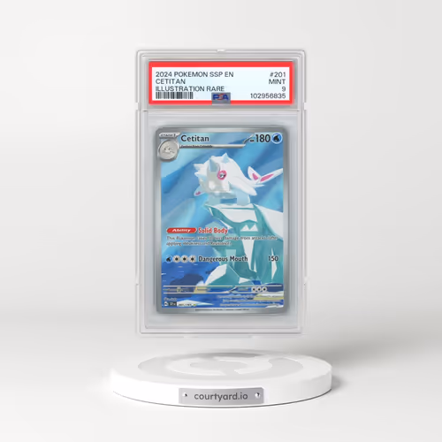 2024 Pokémon Ssp EN-Surging Sparks #201 Cetitan - Illustration Rare (PSA 9 MINT)