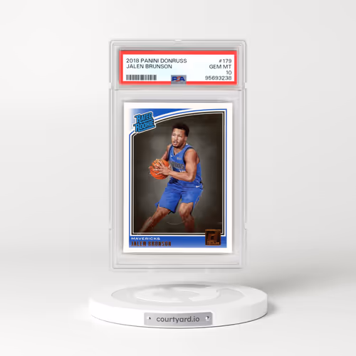 2018 Panini Donruss #179 Jalen Brunson (PSA 10 GEM MINT)