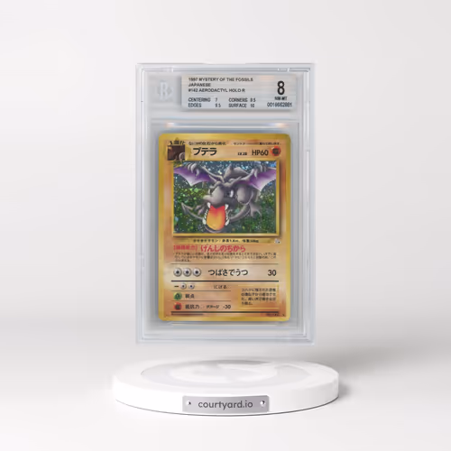 1997 Pokémon Fossil #142 Aerodactyl - Holo (BGS 8 NM-MT)