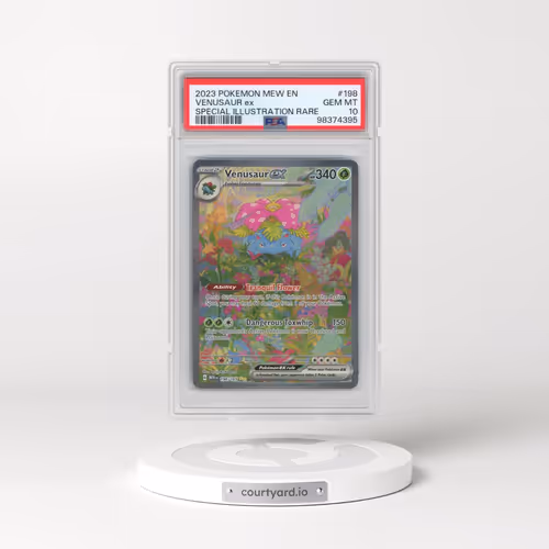 2023 Pokémon Mew EN-151 #198 Venusaur EX - Holo Special Illustration Rare (PSA 10 GEM MINT)