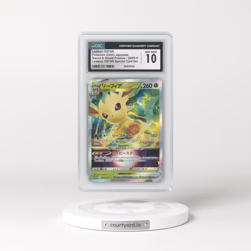 2019 Sword & Shield Promos #269/S-P Leafeon VSTAR - Holo Leafeon VSTAR Special Card Set (CGC 10 GEM MINT)