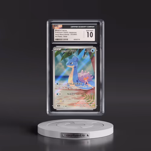 2025 Pokémon Sv9a-Heat Wave Arena #072 Misty's Lapras - Art Rare (CGC 10 GEM MINT)