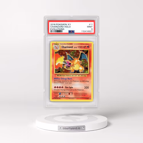 2016 Pokémon XY Evolutions #11 Charizard - Holo (PSA 9 MINT)