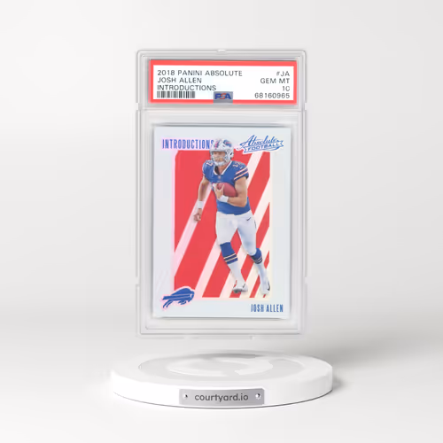 2018 Panini Absolute Introductions #JA Josh Allen (PSA 10 GEM MINT)