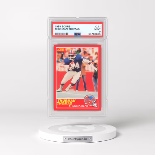 1989 Score #211 Thurman Thomas (PSA 9 MINT)