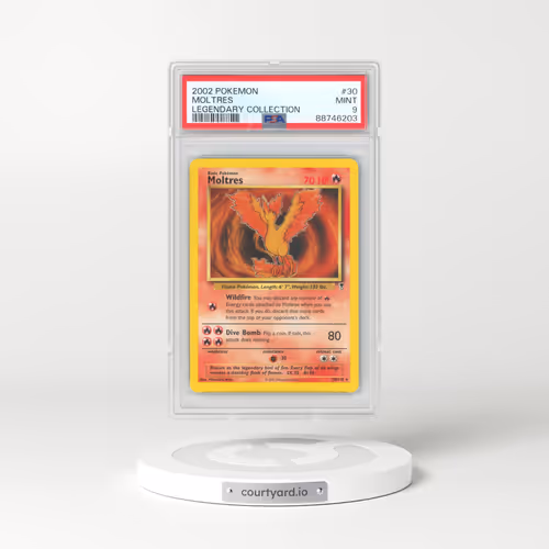 2002 Pokémon Legendary Collection #30 Moltres (PSA 9 MINT)