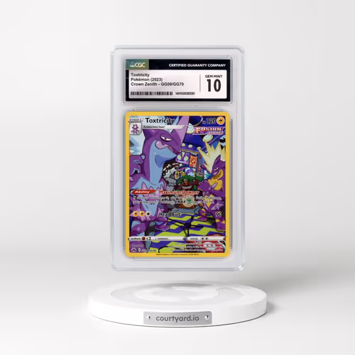 2022 Crown Zenith #GG09/GG70 Toxtricity (CGC 10 GEM MINT)