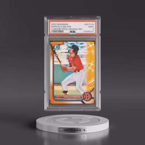2022 Bowman Chrome Prospects #BCP126 Marcelo Mayer - Orange Refractor (PSA 9 MINT)