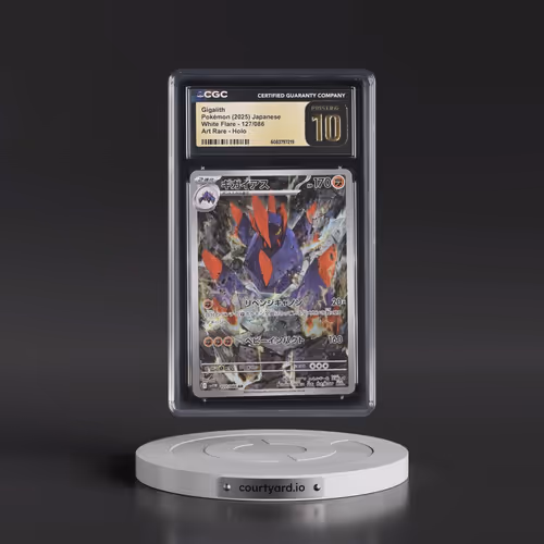 2025 White Flare - sv11W #127/086 Gigalith - Art Rare Holo (CGC 10 PRISTINE)