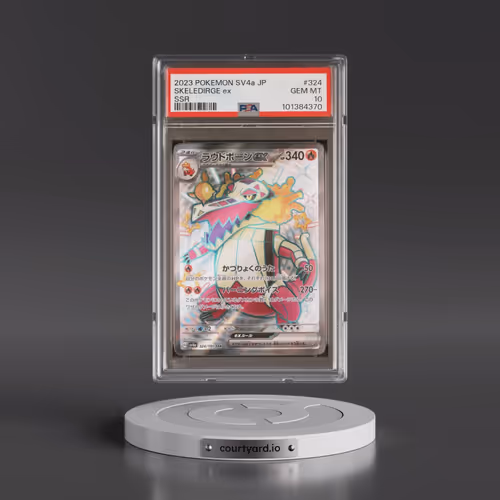 2023 Pokémon Sv4a-Shiny Treasure EX #324 Skeledirge EX - Holo Ssr (PSA 10 GEM MINT)