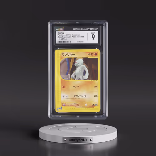 2001 Base Expansion Pack #021/128 Machop - 1st Edition (CGC 9 MINT)