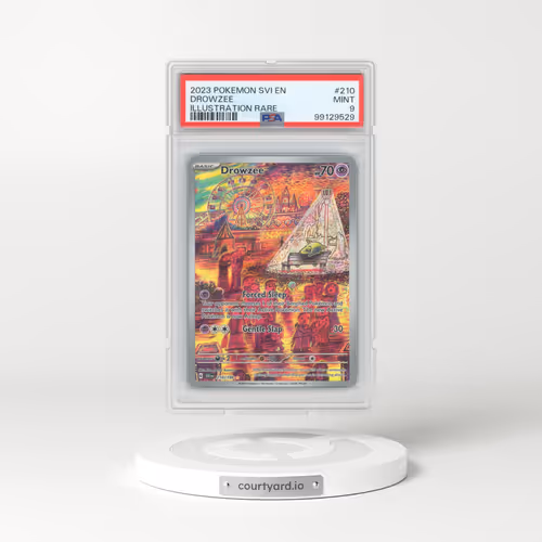 2023 Pokémon Svi EN-Scarlet & Violet #210 Drowzee - Illustration Rare (PSA 9 MINT)