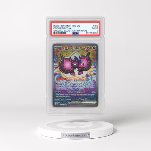 2025 Pokémon Pre EN-Prismatic Evolutions #163 Pecharunt EX - Holo Special Illustration Rare (PSA 9 M