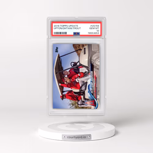 2018 Topps Update #US158 Justin Upton/Mike Trout/Shohei Ohtani (PSA 10 GEM MINT)