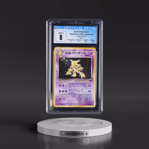 1997 Rocket Gang Dark Alakazam - Holo (CGC 8 NM-MT)