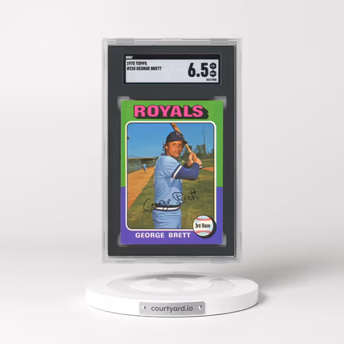 1975 Topps #228 George Brett (SGC 6.5 EX-MT+)