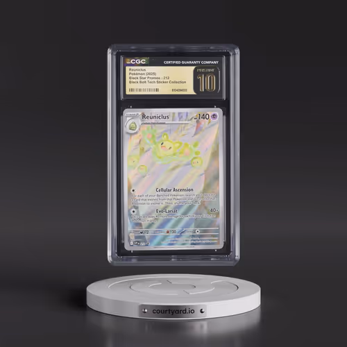 2025 Pokémon Svp EN-SV Black Star Promo #212 Reuniclus - Black Bolt Tech Sticker Collection (CGC 10