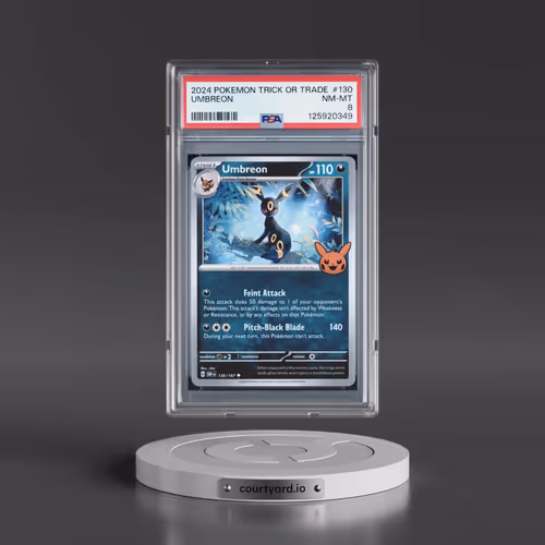 2024 Pokémon Trick or Trade #130 Umbreon (PSA 8 NM-MT)