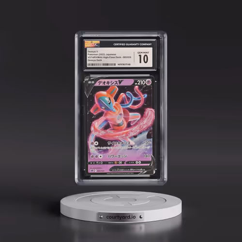 2022 VSTAR & VMAX High-Class Decks #005/020 Deoxys V - Deoxys Deck Holo (CGC 10 GEM MINT)