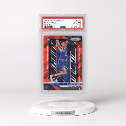 2018 Panini Prizm #217 Kevin Knox - Red Ice (PSA 10 GEM MINT)