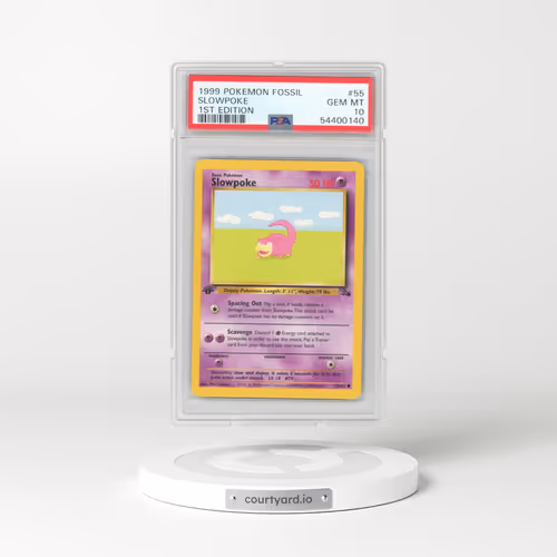 1999 Pokémon Fossil #55 Slowpoke - 1st Edition (PSA 10 GEM MINT)