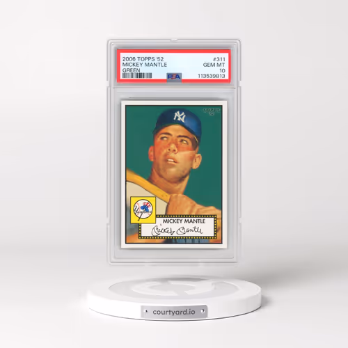2006 Topps '52 #311 Mickey Mantle - Green (PSA 10 GEM MINT)