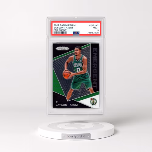 2017 Panini Prizm Emergent #EMJAY Jayson Tatum (PSA 9 MINT)