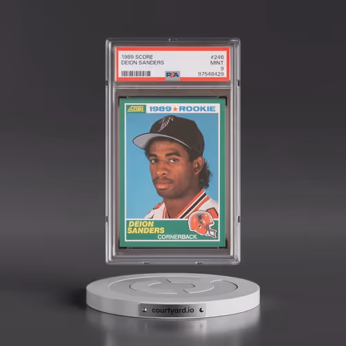 1989 Score #246 Deion Sanders (PSA 9 MINT)