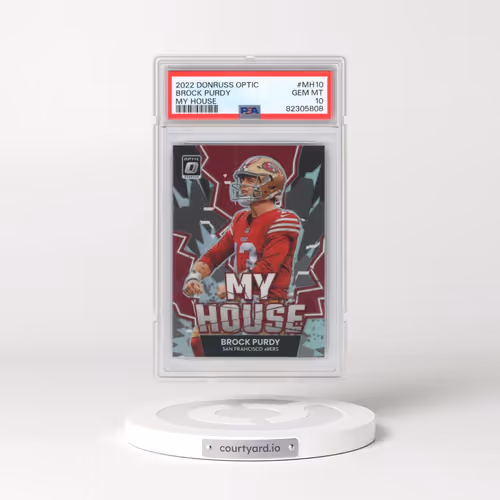 2022 Panini Donruss Optic My House #MH10 Brock Purdy (PSA 10 GEM MINT)