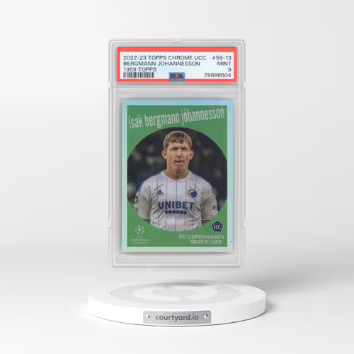 2022 Topps Chrome UEFA Club Competitions 1959 Topps #59-13 Isak Bergmann Johannesson (PSA 9 MINT)