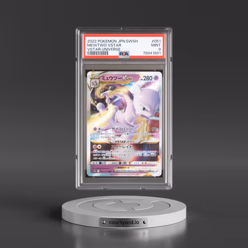 2022 Pokémon Sword & Shield Vstar Universe #051 Mewtwo Vstar (PSA 9 MINT)