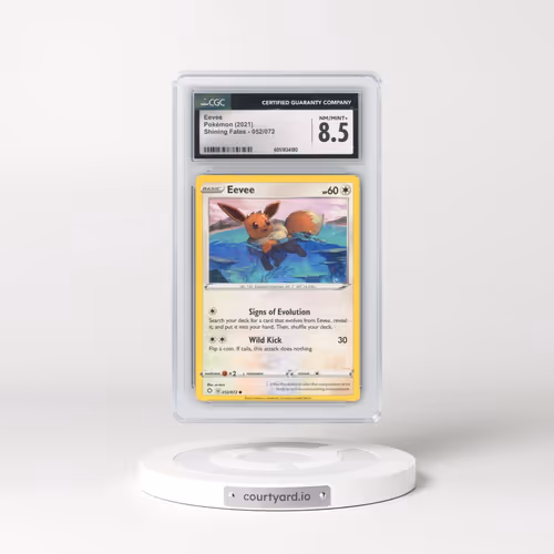 2021 Shining Fates #052/072 Eevee (CGC 8.5 NM-MT+)