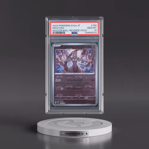2023 Pokémon Sv2a-Pokemon 151 #150 Mewtwo - Reverse Holo Master Ball (PSA 10 GEM MINT)