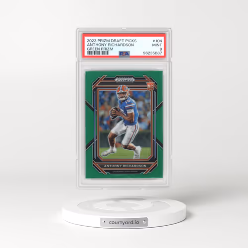 2023 Panini Prizm Draft Picks #104 Anthony Richardson - Green Prizm (PSA 9 MINT)