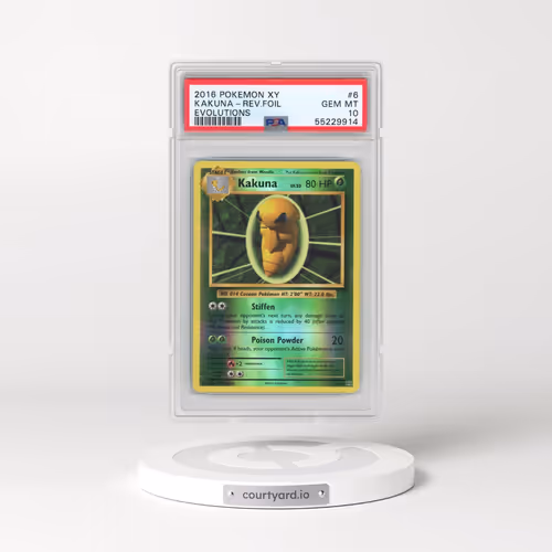 2016 Pokémon XY Evolutions #6 Kakuna - Reverse Foil (PSA 10 GEM MINT)